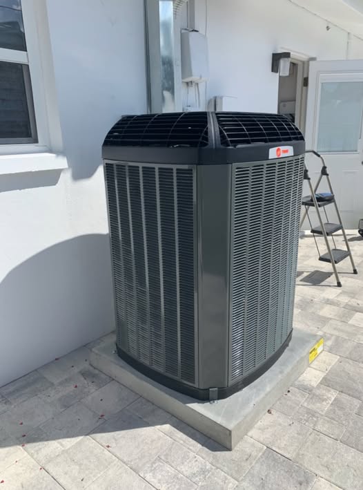 Trane condenser installation Pinellas County