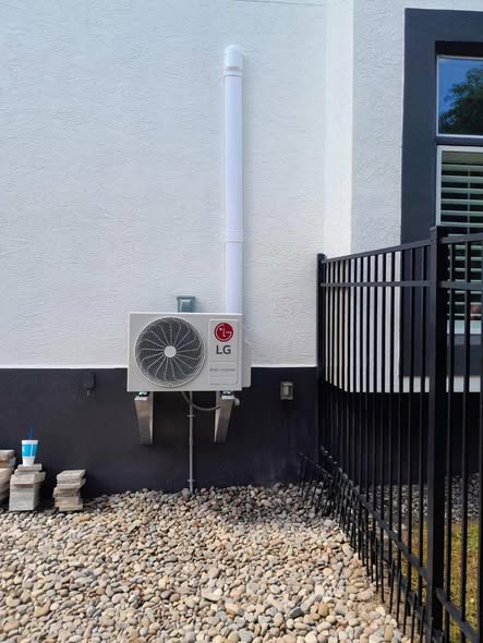 LG mini split installation by Metro-Air
